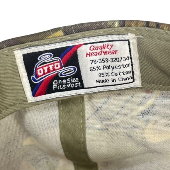 Otto Camo Trucker Hat Breezy Acres Reg. Angus Embroidered Baseball Cap OS - Picture 6 of 6